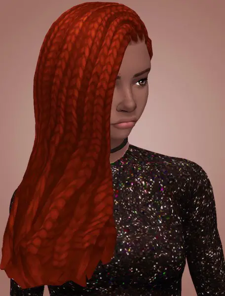 Butterscotchsims: Morning Glory Hair for Sims 4