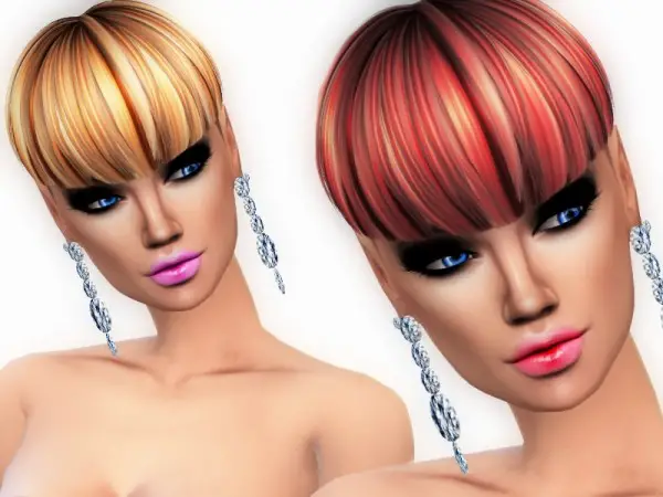 The Sims Resource: Oxygen hair recolored by ZitaRossouw for Sims 4