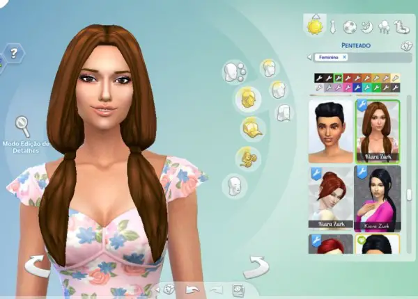 Mystufforigin: Candy Hair retextured for Sims 4