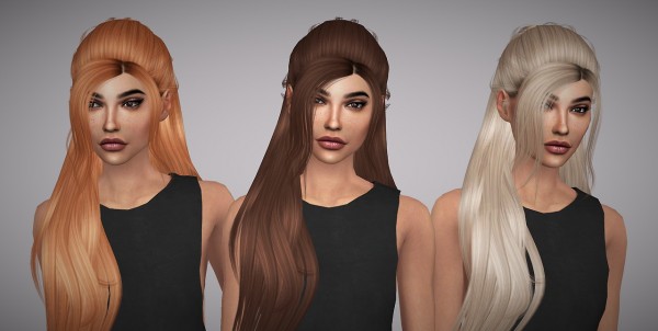 Sims 4 Hairs ~ Aveline Sims: Leahlillith`s Focus hair retextured