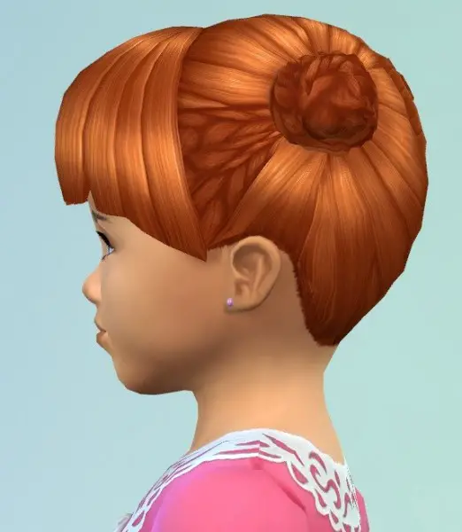 Birksches sims blog: Toddler Braided Twins hair for Sims 4
