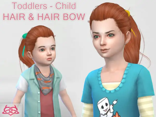 The Sims Resource: Child and toddler Hair by Colores Urbanos for Sims 4