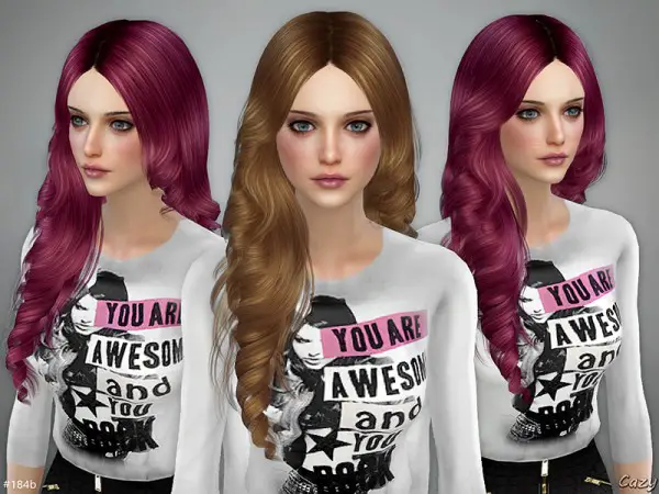 The Sims Resource: Lisa hair set by Cazy for Sims 4