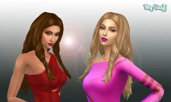 Mystufforigin: Ema hair V2 for Sims 4