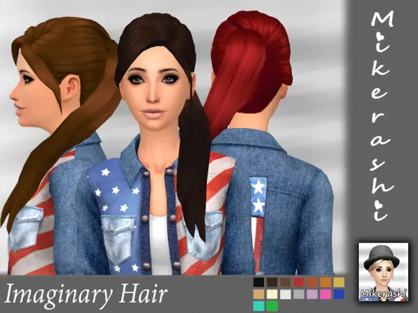 Mikerashi: Imaginary Hair for Sims 4