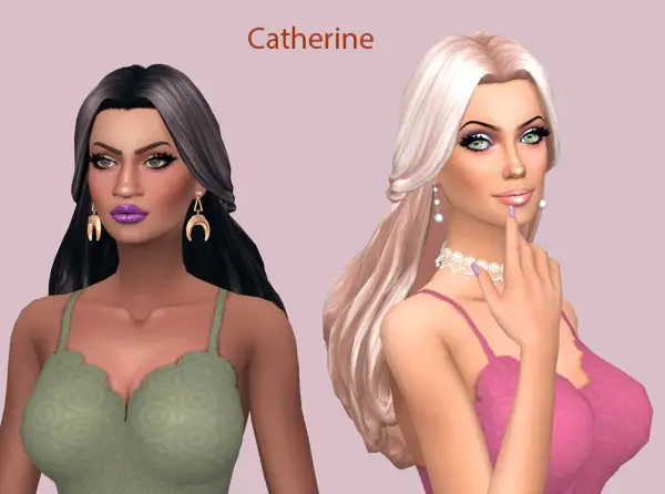 Sims Fun Stuff: Catherine, Lovely Curls, Isabella and Butterfyl`s 199 hairs retextured for Sims 4