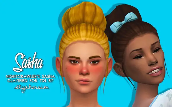 Slythersim: Nightcrawler’s Sasha Clayified for Sims 4