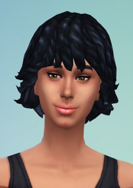 Birksches sims blog: Dread bob hair for her for Sims 4
