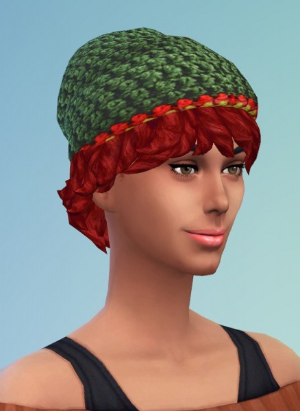 Birksches sims blog: Dread bob hair for her for Sims 4