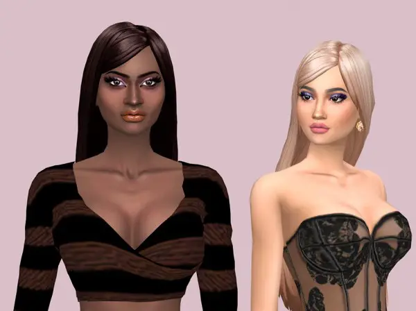 Sims Fun Stuff: Kiara`s hairs retextured for Sims 4