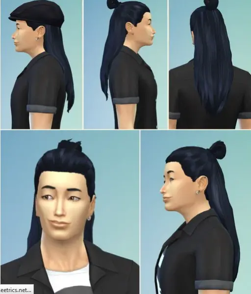 Birksches sims blog: ESC Hair Male for Sims 4