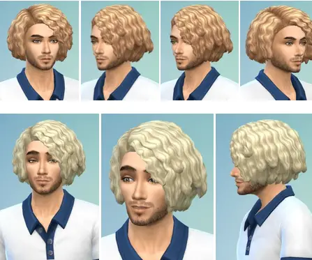 Birksches sims blog: Sheehan Hair for Sims 4