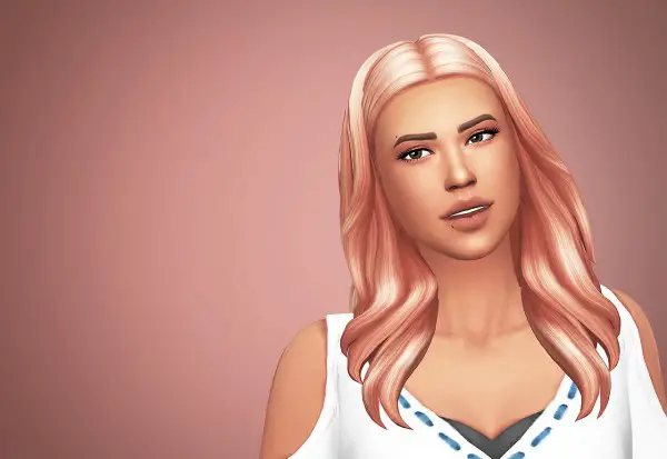 Littlecrisp: GrimCookies’ Diana and Wildspits’ Summer Hair Recolored and Retextured for Sims 4