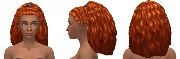 Simsworkshop: And Peggy hair retextured by leeleesims1 for Sims 4