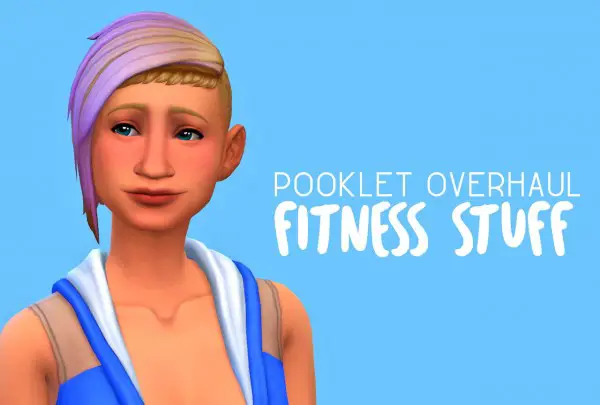 Slythersim: Fitness hair recolored for Sims 4