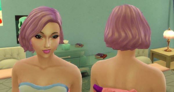 Mystufforigin: Amalia Hairstyle for Sims 4