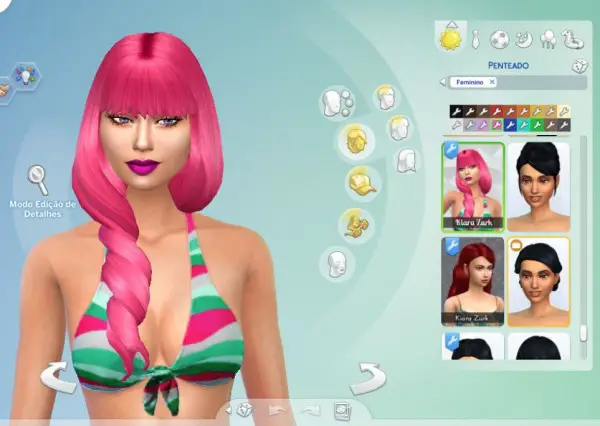 Mystufforigin: Giavanna Hairstyle for Sims 4
