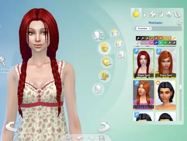 Mystufforigin: Maddison Hairstyle for Sims 4