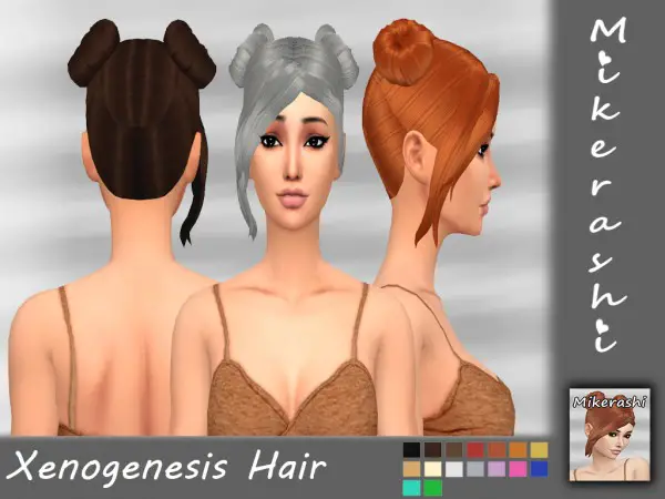 Mikerashi: Xenogenesis Hair for Sims 4