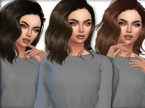 The Sims Resource: Sintikila`s Queen hair recolored by xLovelysimmer100x for Sims 4