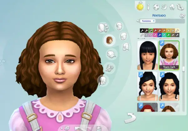 Mystufforigin: Funny Twists hair for girls for Sims 4