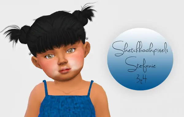 Simiracle: Stefanie hair retextured for Sims 4