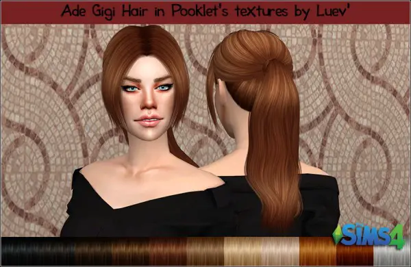 Mertiuza: AdeDarma`s Gigi Hair Clayified for Sims 4