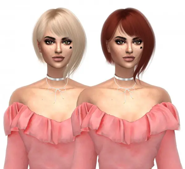 Kenzar Sims: WingsSims OS0718 Naturals hair retextured for Sims 4