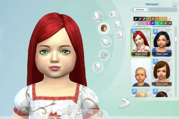 Mystufforigin: Melodious Hairstyle for Toddlers for Sims 4