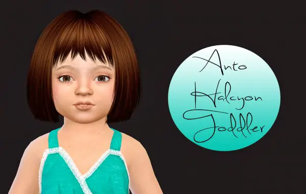 Simiracle: Anto`s Halcyon hair retextured for Sims 4