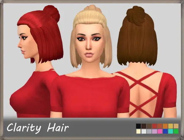 Mikerashi: Clarity Hair for Sims 4