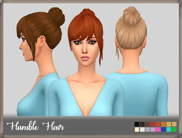 Mikerashi: Humble Hair for Sims 4