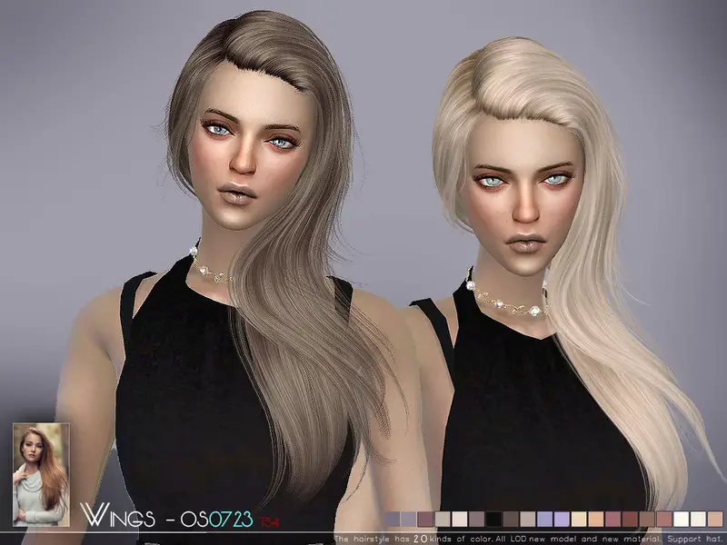 Sims 4 Wings Hair Female