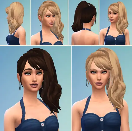Birksches sims blog: Lostinthe 60s Hair for Sims 4