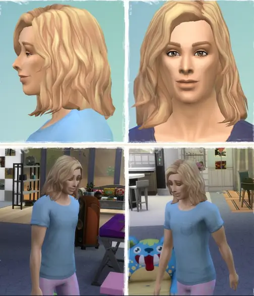 Birksches sims blog: Marvin hair for Sims 4
