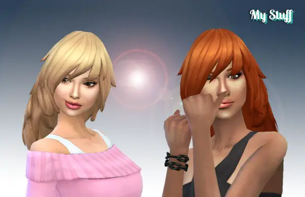Mystufforigin: Clara Hair for Sims 4