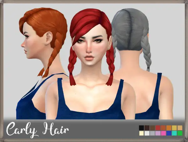 Mikerashi: Carly Hair for Sims 4