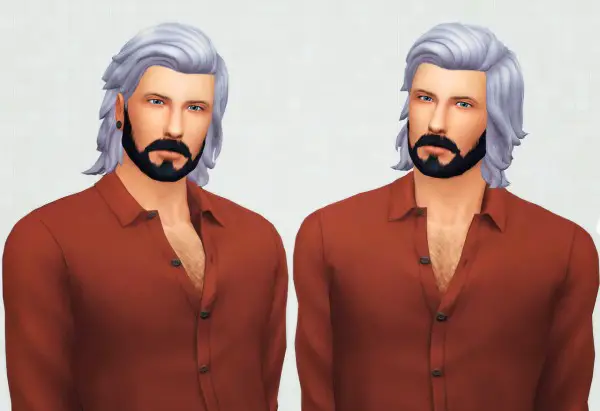 Kot Cat: Ethan hair for Sims 4