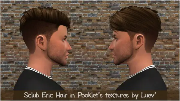 Mertiuza: S Club`s Eric n22 hair retextured for Sims 4