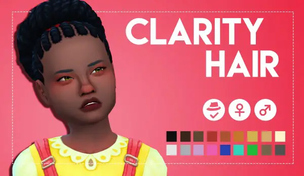 Simsworkshop: Clarity Hair by Weepingsimmer for Sims 4