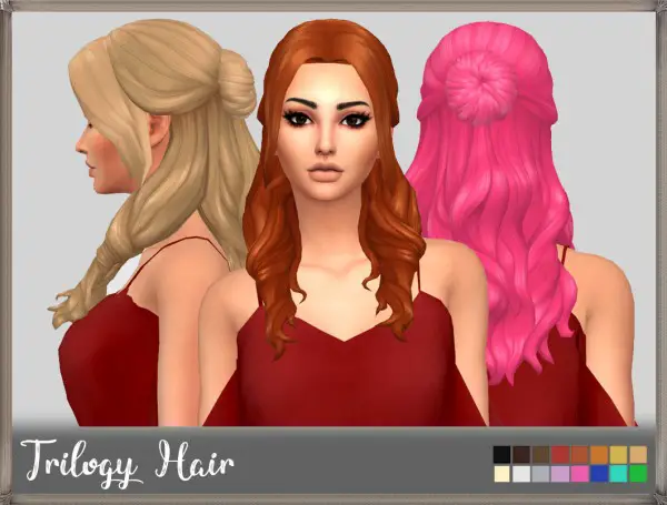 Mikerashi: Trilogy Hair for Sims 4