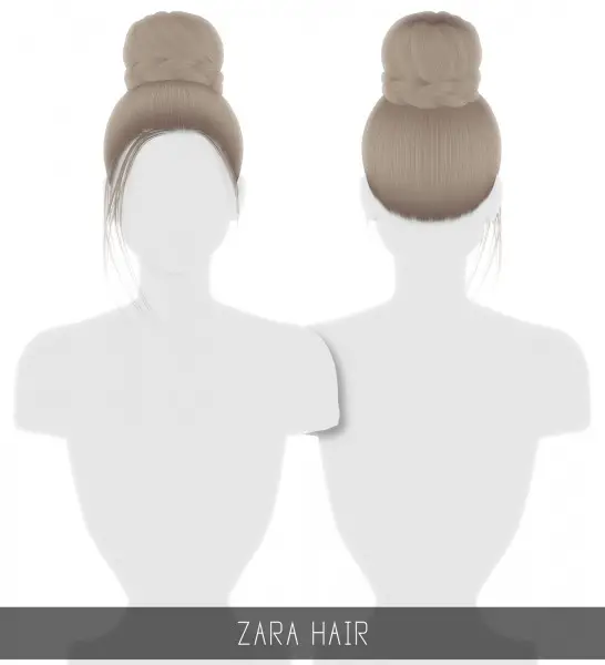 Simpliciaty: Zara hair for Sims 4