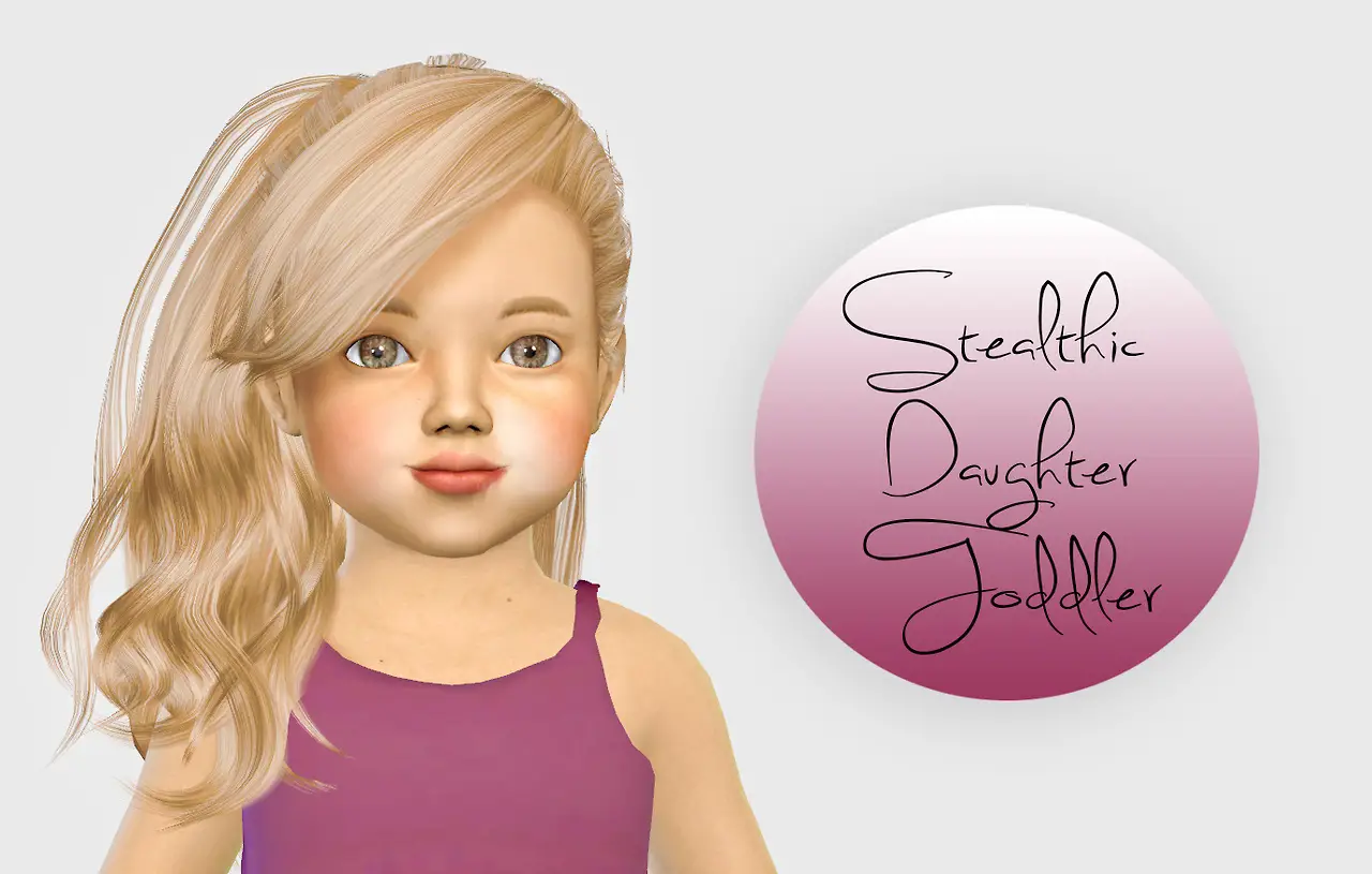 Simiracle Stealthic`s Daughter Hair Retextured Toddler Version