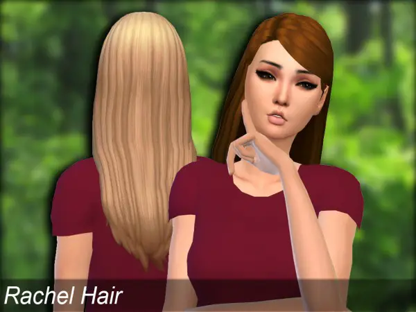 Mikerashi: Rachel Hair for Sims 4