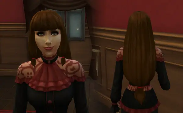 Mystufforigin: Lila Hair retextured for Sims 4