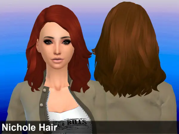 Mikerashi: Nichole Hair for Sims 4