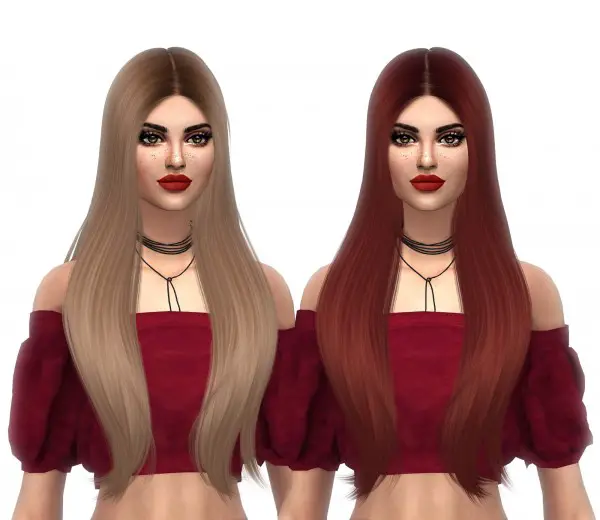 Sims 4 Hairs ~ Kenzar Sims: WingsSims OS0731 Naturals hair recolored