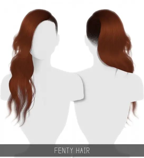 Simpliciaty: Fenty hair for Sims 4