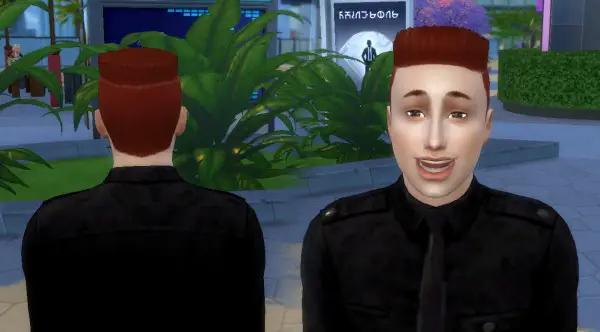 Mystufforigin: Flat Top Hair for Sims 4