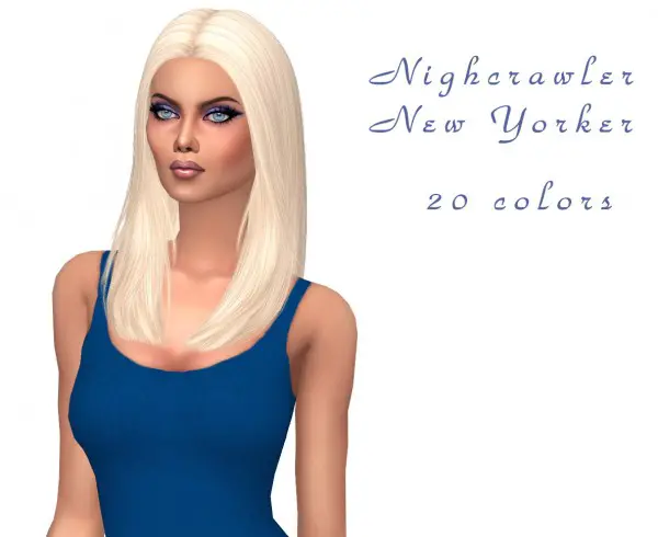 Sims Fun Stuff: Alesso Galactica, Nightcrawler Guy, Lydia, New Yorker hairs retextured for Sims 4